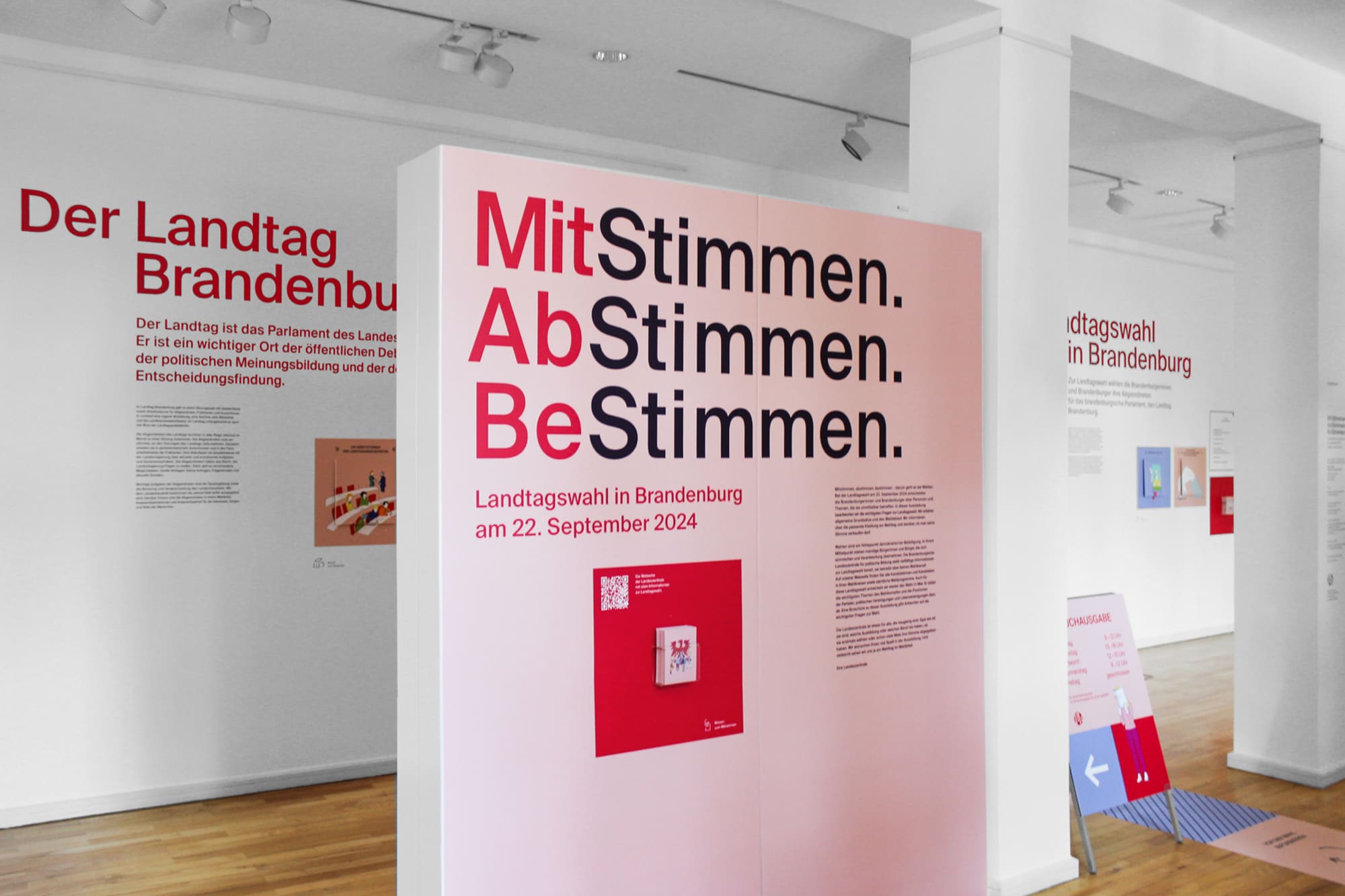 Brandenburgische Landeszentrale für politische Bildung Exhibition Graphics